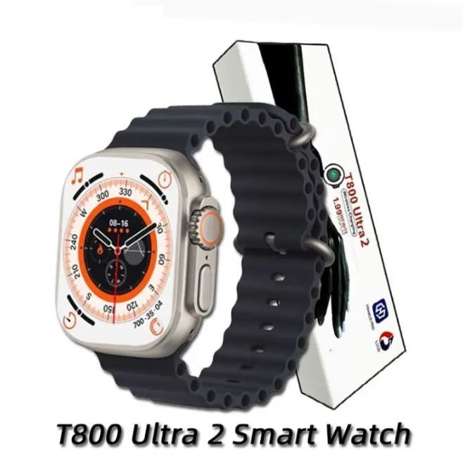 T800 Ultra 2 Smart Watch 1.99Inches Large Screen Low Power Smart Mobile Phone Bracelet