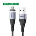 UGREEN 1 Meter Magnetic USB Cable Fast Micro USB Type C Cable for Xiaomi Redmi Note 9S Xiaomi Redmi Note 9S Samsung Xiaomi Huawei Nova 3i 5T ASUS Zenfone 2 OPPO VIVO Magnet Charger Microusb Cable. 