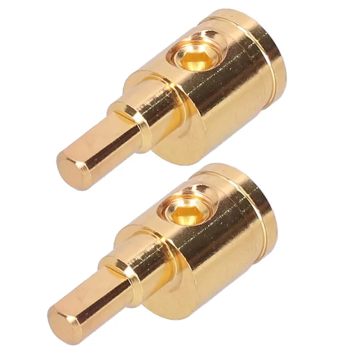 2PCS Power Wire Reducer 0GA Pure Copper Gold Plated Wire Reducer ...
