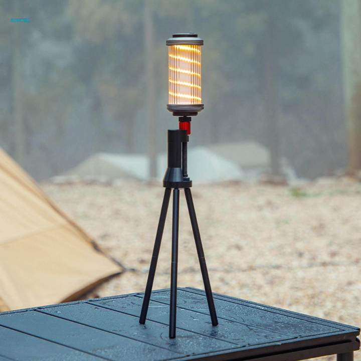 Camping Lantern Stand Lamp Pole Tripod Multifunctional Desktop Free Standing Hanging Light Holder Lantern Pole Hanger for BBQ Travel Fishing