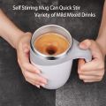 Automatic Magnetic Stirring Coffee Cup Self Stirring Mug Auto Self Mixing Stainless Steel Cup For Coffee Tea Hot Chocolate Milk Mug Fit Home Office Travel. 