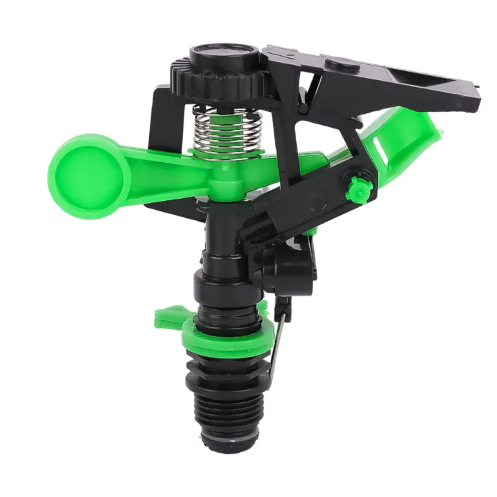 【ZOSR】360 Degree Rotating Jet Sprinklers Garden Agriculture Irrigation Tool Plastic Sprayer 1/2'' Male Thread Rocker Nozzle