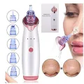 Electric Blackhead Remover Vacuum Suction Kit USB Rechargeable Portable Face Deep Nose Acne Pore Cleaner Pimple Eraser Multifunctional Skin Care Beauty Device. 