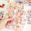 Jungle Rule Series Self-adhesive Stickers, Cartoon Cute Hand Tent Collage Materials, Decorative Stickers. 