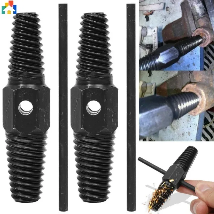 Faucet Broken Head Screw Wire Taker Water Pipe Triangular Valve Sliding Wire Broken Wire Double-head Extractor Home Tool