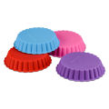 Silicone Tart Molds Mini Quiche Molds Non-Stick Round Fluted Flan Pan With Loose Bases Cake Mold Cake Tools. 