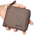 Baellerry Casual Style Zipper Men Wallets Card Holder Small Wallet Male Synthetic Leather Man Purse  Pur's Carteira. 
