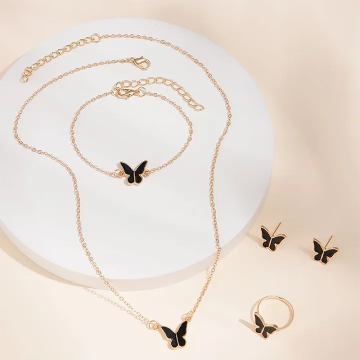 5PCS%20Fashion%20Butterfly%20Pendants%20Necklace%20Earrings%20Ring%20Bracelet%20Sets%20For%20Women%20Jewelry%20Set%20Bridal%20Wedding%20Jewelry%20Gift%20Moya%20-%20Image%205