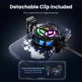 Vention Magnetic Phone Cooler 15W Heat Sink with LED Digital Display Cooling Fan for Gaming Radiator iPhone 17 16 15 14 pro max Samsung S24 Ultra S23 S22 Xiaomi 14 Huawei Mate 60 Clip on Portable USB C Heatsink. 