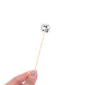10Pcs 2/3CM Shiny Mirror Balls Cake Topper Cupcake Toppers With Wooden Sticks Birthday Wedding Dance Party Cake Decoration. 