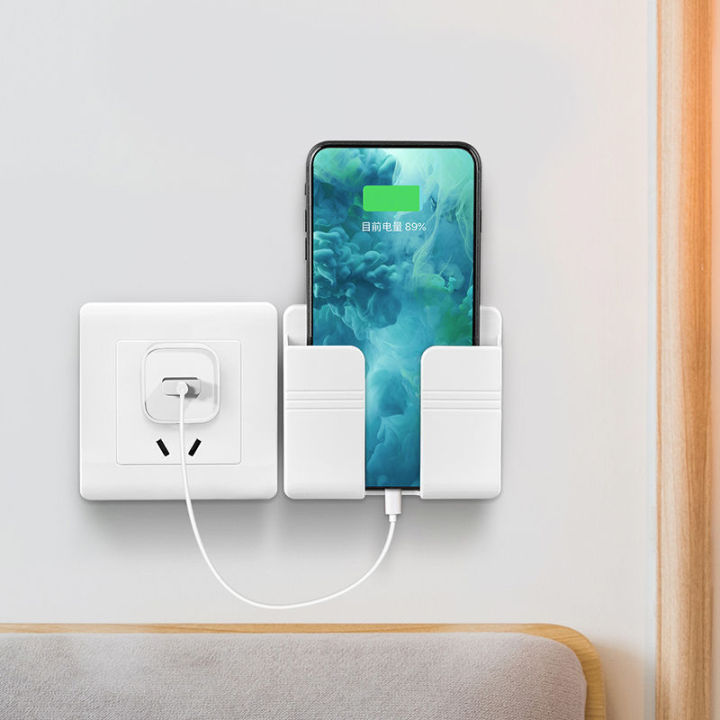 Wall%20Mounted%20Self-Adhesive%20Organizer%20Control%20Storage%20Box%20for%20Mobile%20Phone%20Charging,%20Remote%20Control,%20Multifunction%20Stand%20Rack%20Phone%20Plug%20Wall%20Holder%20hook%20(wmsa)%20-%20Image%204