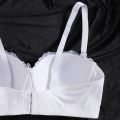 Beauwear Free Return Whole Sale Appliques Demi Bra for Woman Contrast Color Underwear Big Size 85C-110C Half Cup Lingerie. 