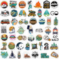 20/40pcs Camping Stickers Outdoor Journey Hiking Stickers for Laptop Scrapbook Journal Kids Girls Boys Stickers. 