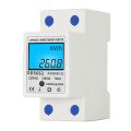 Digital Electric Energy Meter Single Phase DIN Rail Electricity Meter One Phase Two Wire Multifunction Electrical Meter. 
