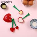 Egg White Separator Heart Shaped Cooking Supplies Measuring Cups Set. 