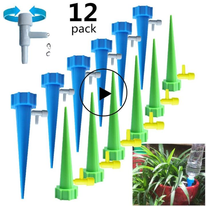 Automatic Flower Dripper Auto Drip Irrigation Watering System Dripper Spike Kits Garden ...