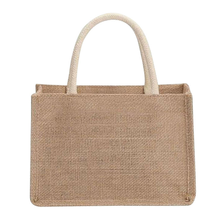 Burlap%20Tote%20Bags%20Blank%20Jute%20Beach%20Shopping%20Handbag%20Gift%20Bags%20With%20Handle%20-%20Image%202