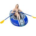 1 Person Inflatable Kayak Canoe,Boat Raft Inflatable Set,PVC Inflatable Dinghy Rowing Boats,with Oar Air Pump,for Outdoor Drifting Beach Pool. 