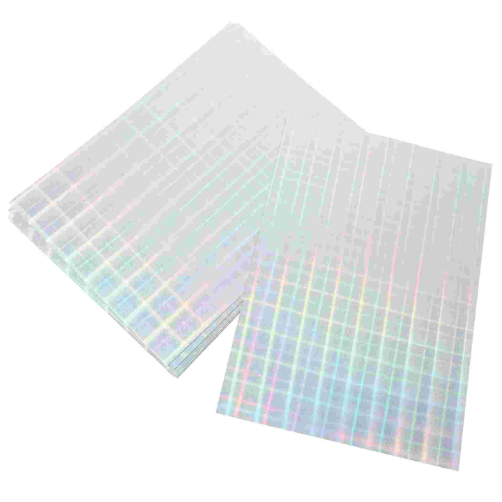20 Sheets Holographic Printing Paper Sticker Label Printer for Printable Stickers Stickers Pvc Self-adhesive