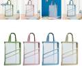 File Folder Bag Portable Handbag Transparent Waterproof Document Organizer Bag for Papers Carrying. 