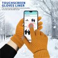 【HOT】 Women Men Warm Winter Touch Screen Gloves Stretch Classical Knit Mittens Wool Full Finger Outdoor Cycling Driving Glove. 