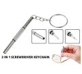 Portable 3 in 1 Keychain Screwdriver Eyeglass Sunglasses Watch Repair Kit Tool. 