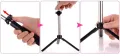 Selfie Stick with Bluetooth Remote Control Button. 