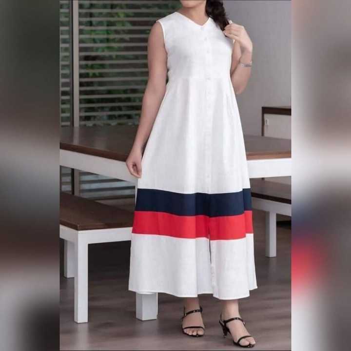 Women'S%20White%20Frock%20Fashion%20Dresses%20-%20Image%202