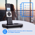 Digital Cordless Phone Telephone with LCD Display Caller ID Hands-free Calls Conference Call 16 Languages Support 5 Handsets Connection for Office Business Home Family. 
