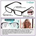 Newest Multifocal One Power Readers High Quality Women Men Auto Adjusting Bifocal Reading Glasses +50 to +250. 