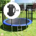 Trampoline Enclosure Pole Cover Durable Trampoline Pole Caps Trampoline End Caps for Garden Outdoor. 