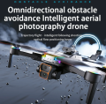 JS39P Drone with Display Remote & Brushless Motor Dual Camera Drone. 