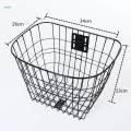 Handlebar Basket Bike Front Basket Bike Frame Basket Riding Lightweight Basket Basket for School Road Bike Folding Bike. 