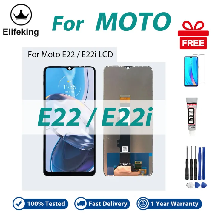 LCD No Frame For Motorola Moto E22 E22i Display Touch Screen Digitizer Assembly Replacement Parts