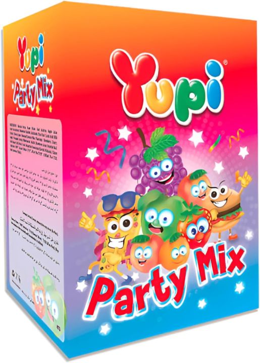 Yupi Party Mix Gummy Candy Gift Box, 120g, Fruity Gummies, Fun & Delicious Treats for Kids & Adults, Perfect for Parties & Gifting, Halal Certified (FROM DUBAI)