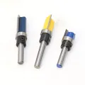3Pcs 1/4 inch Shank Flush Trim Router Bits Pattern Template Router. 