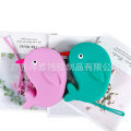 Source Factory Wholesale Small New Children's Bags Candy Color Soft Silicone Coin Storage Zipper Bag Fashion All-Matching. 
