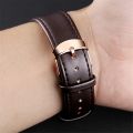 Olevs Luxury Leather Band Wrist Watch For Men with Warranty 5868 - Black & Brown & Coffee. 