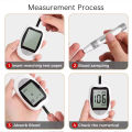 ew lood lucose eter lucometer it iabetes est 50/100pcs Strips With Lancets edal lood Sugar g/mmol style libre. 