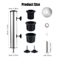 Umbrella Pole Mount Stand Tube Set Patio Umbrella Stands Bases Outdoor Parasol Base Holder Insert Pipe Sleeve, for Outside Garden Backyard Balcony. 