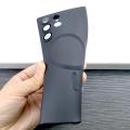 Soft Silicone For Magsafe Case For Samsung Galaxy S24 S23 S22 S21 Ultra Plus S 24 23 22 21 Phone Mag Safe Camera Lens Full Cover. 