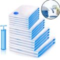 Vacuum Storage Bags,for Bedding,Pillows,Towel,Clothes Space Saver Travel Storage Bag,With Hand-electric-Pump,Vacuum Bag Package. 