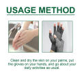 Adjustable straps Joint care gloves Ergonomic fit Lightweight design Elastic fabric Thumb support gloves Breathable material. 