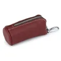 2024 Genuine Leather Keychain Men Women Key Holder Organizer Pouch Housekeeper Key Case wallet Pure Cow Split Car Long Key Bag. 