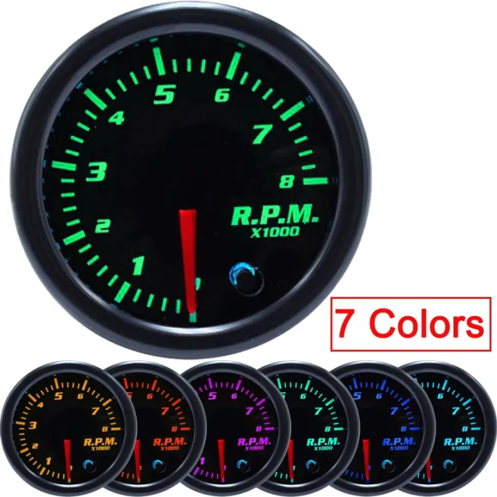 %E3%80%90Gauge%20Holder%E3%80%91%207%20Color%202"%2052mm%20Tacometro%20RPM%20LED%20Car%20Auto%20Tachometer%20Gauge%20Gauge%20Car%20Meter%20Pointer%20Universal%20for%20Gasoline%20Motor%20-%20Image%205