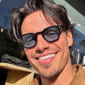 Vintage Small Round Sunglasses Men Ins Popular Fashion Clear Ocean Lens Rivets Sun Glasses Luxury Brand Eyewear Retro Oculos. 