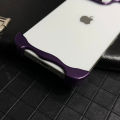 HOCE Aluminum Alloy Irregular Metal Phone Cover For iPhone 17 16 15 14 13 12 Pro Max 15 16 Plus Case Lens Ring Film Protection Shockproof Cases No Bumper. 