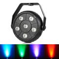 Mini 18W Dj Laser Disco Ball Stage Light 6 Led Rgb Wash Effect Portable Stage Par Light Auto Sound Activation Indoor Disco Lamp. 