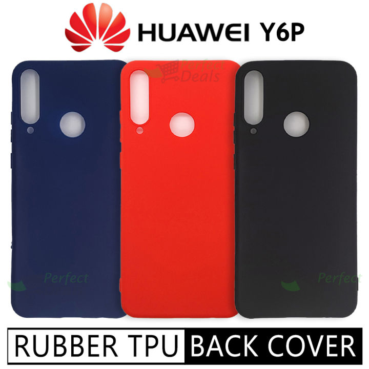 Cover Per HUAWEI Y6p Trasparente In Silicone TPU - Morbida, Antiurto, Antigraffio, Con Stampa Volpe Rossa