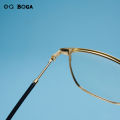 OQ BOGA 3 Styles Unisex Metal Outdoor Decorate Oval Frame Photochromic Anti UV Sunglasses Men Women Anti Radiation Anti Blue Light Full Rim Computer Eyeglasses. 